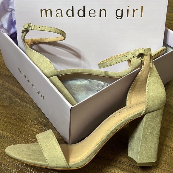 Madden Girl Shoes Madden Girl Beella Blush Minimalist Ankle Strap
